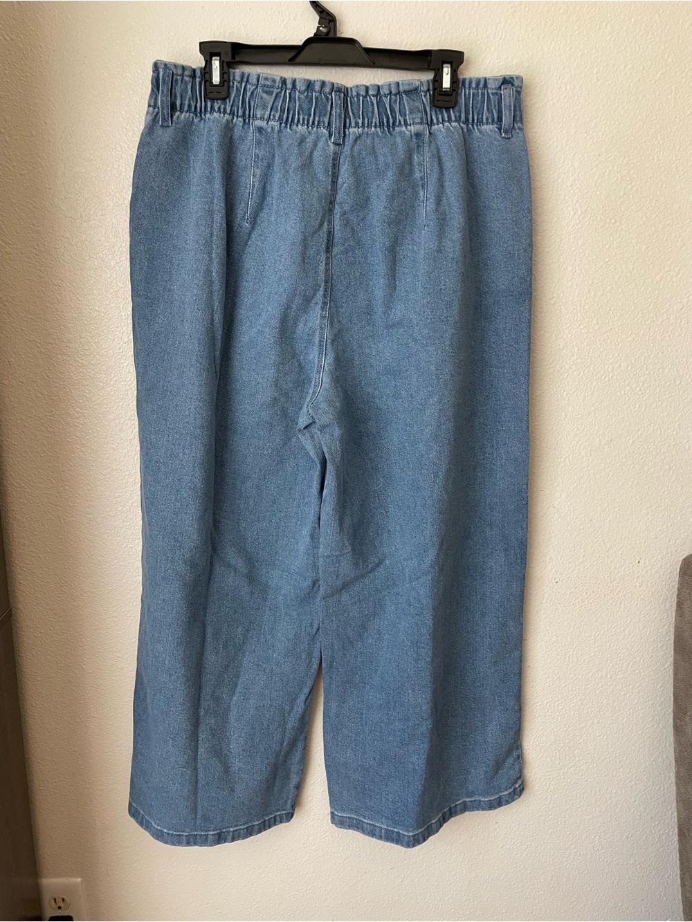 Gloria Vanderbilt Pleated Wide Leg Denim Jean size 14 - Picture 2 of 4